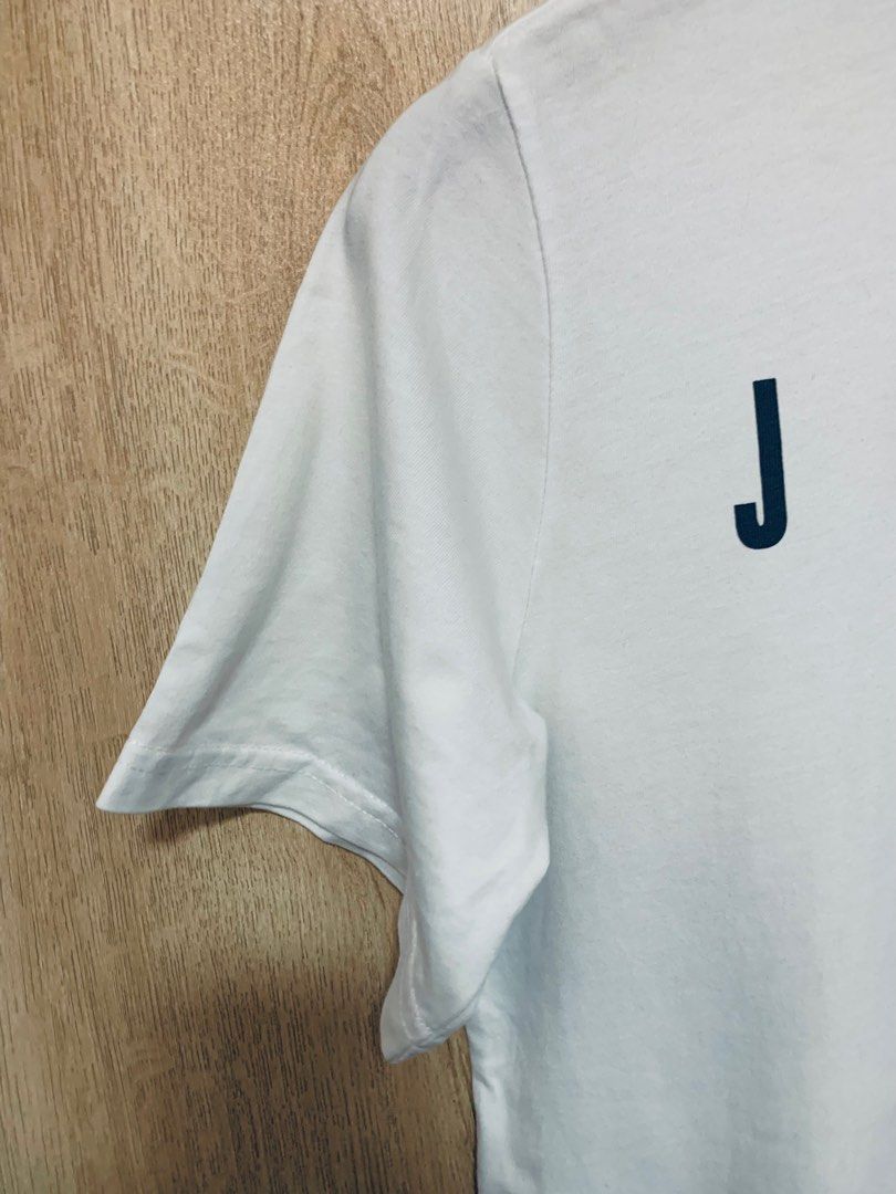 orange and white jordan shirts