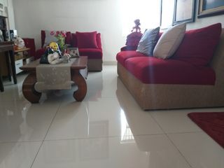 Jual sofa merah