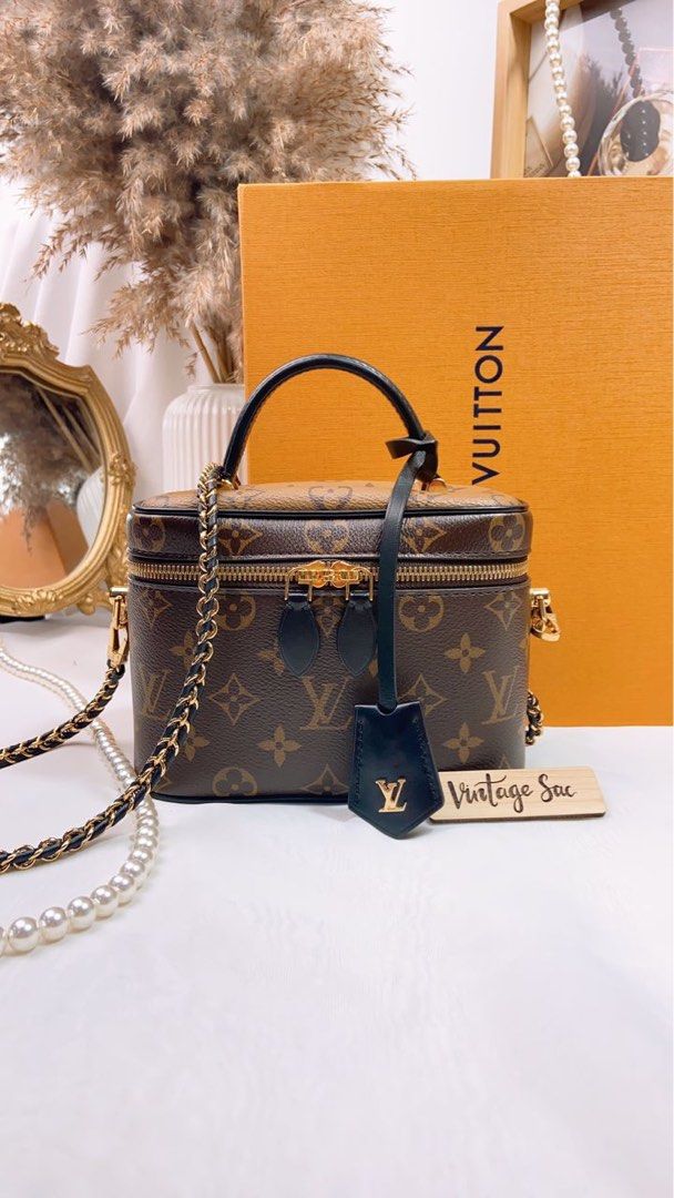 Louis Vuitton M45165 Vanity Monogram Canvas PM Shoulder Bags GHW