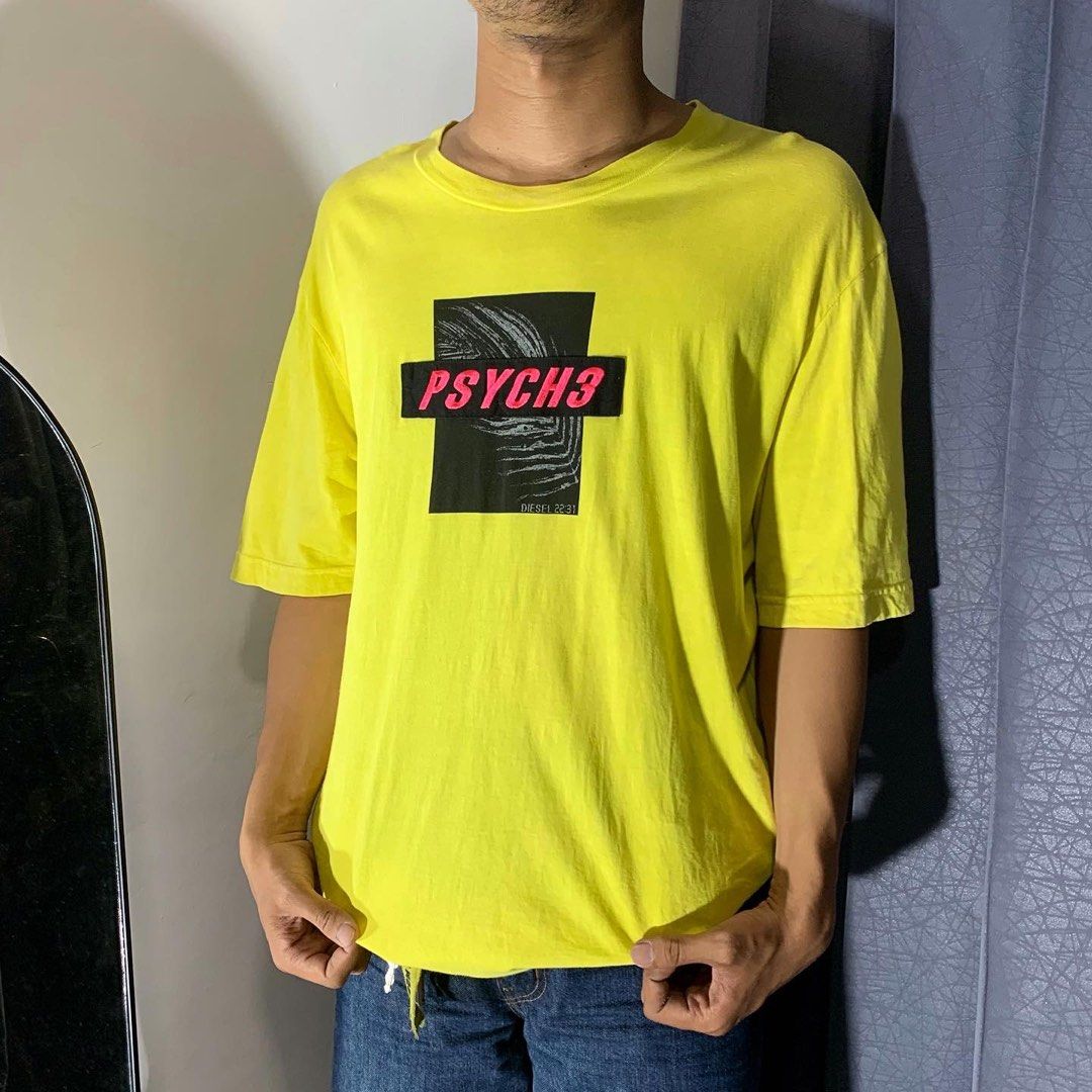 Kaos Diesel Psych3 Yellow tee Original