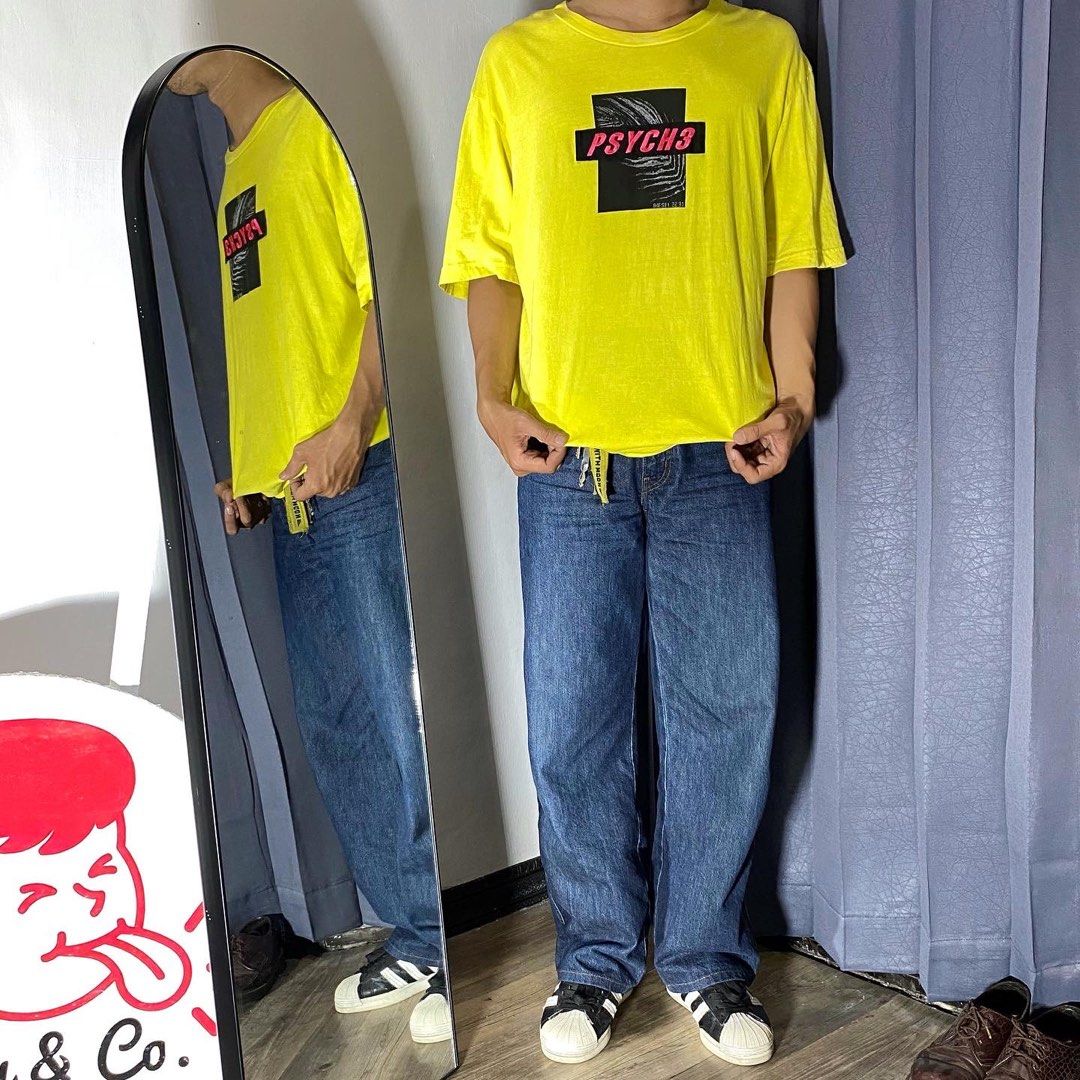 Kaos Diesel Psych3 Yellow tee Original