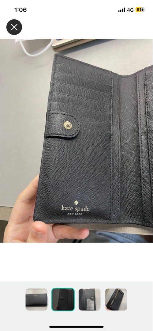 Kate Spade Laurel Way Stacy Wallet in Black