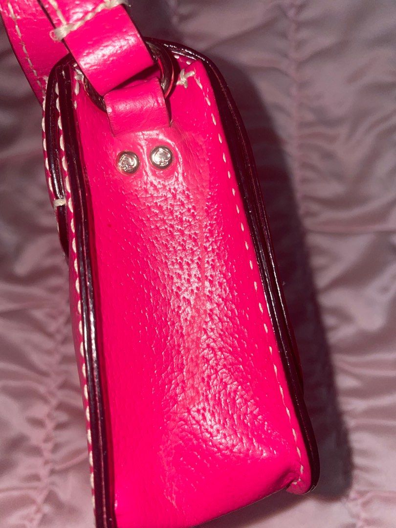 Kate Spade WKRU1527 Wellesley Small Fynn Crossbody Bag Hot Pink