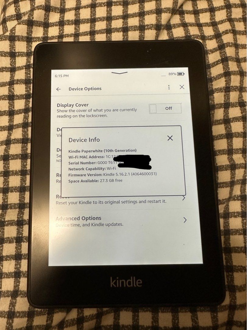 Kindle Paperwhite (10th Generation) 32G, 手提電話, 電子書閱讀器 