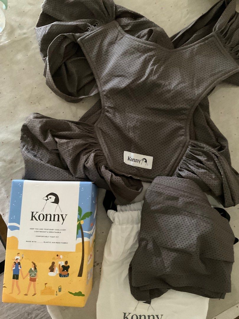 Konny Baby Carrier Air Mesh Summer (Mocha) XL, Babies & Kids, Going Out
