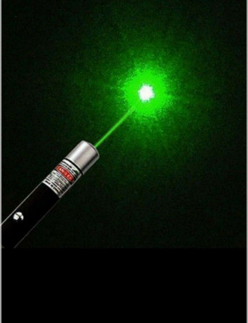 Laser Pointer (Category: Other Gadgets) located in Singapore. Submitted by poopybearsells (Listing ID 1249215619, Image 3). Description: Brand new. Red, purple or green available. $6 each for the red and purple $8 for the green Max. Output Power: 5mW Range in Darkness: More than 1000m Power Supply: 2 x AAA Batteries (Not Included) Output Mode: Constant Wave Working Voltage: DC 3.0V Trigger Voltage: DC 2.8V Technical Parameter: Fixed Focus, Dot Fa