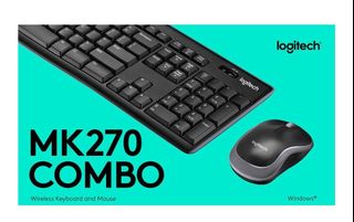 Logitech MK270R 無線滑鼠鍵盤組 (含倉頡碼)