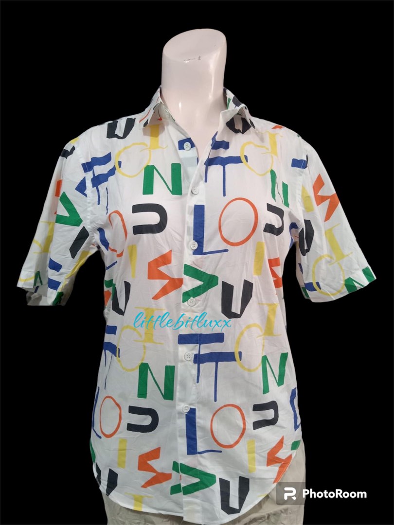 louis vuitton tie up shirt