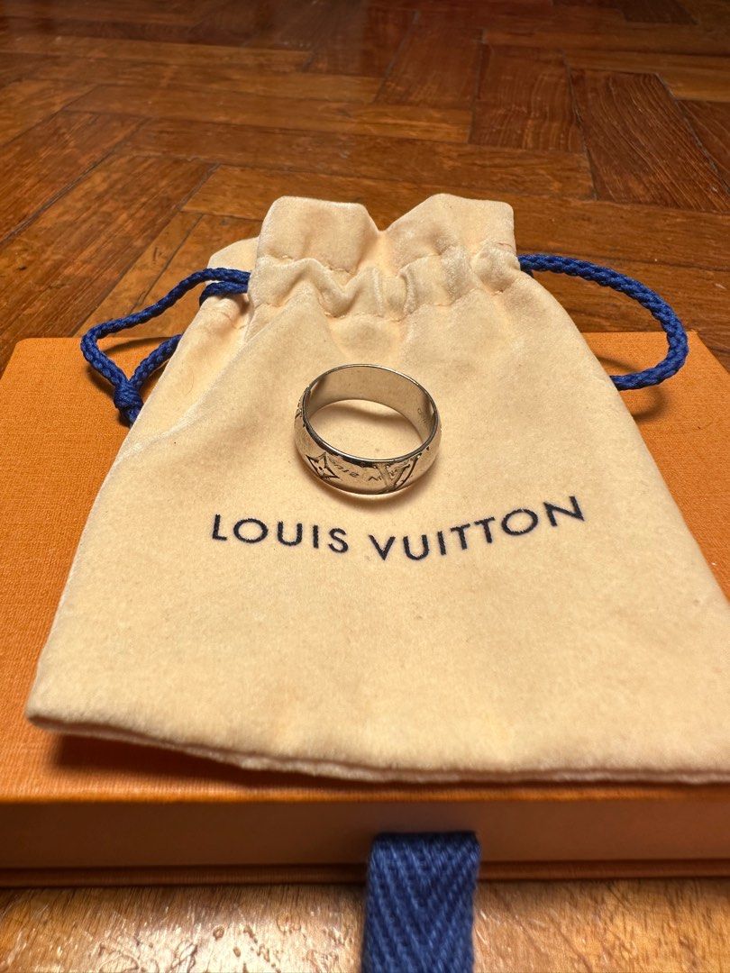 Lot 299 - Louis Vuitton Rose Gold Nanogram Ring