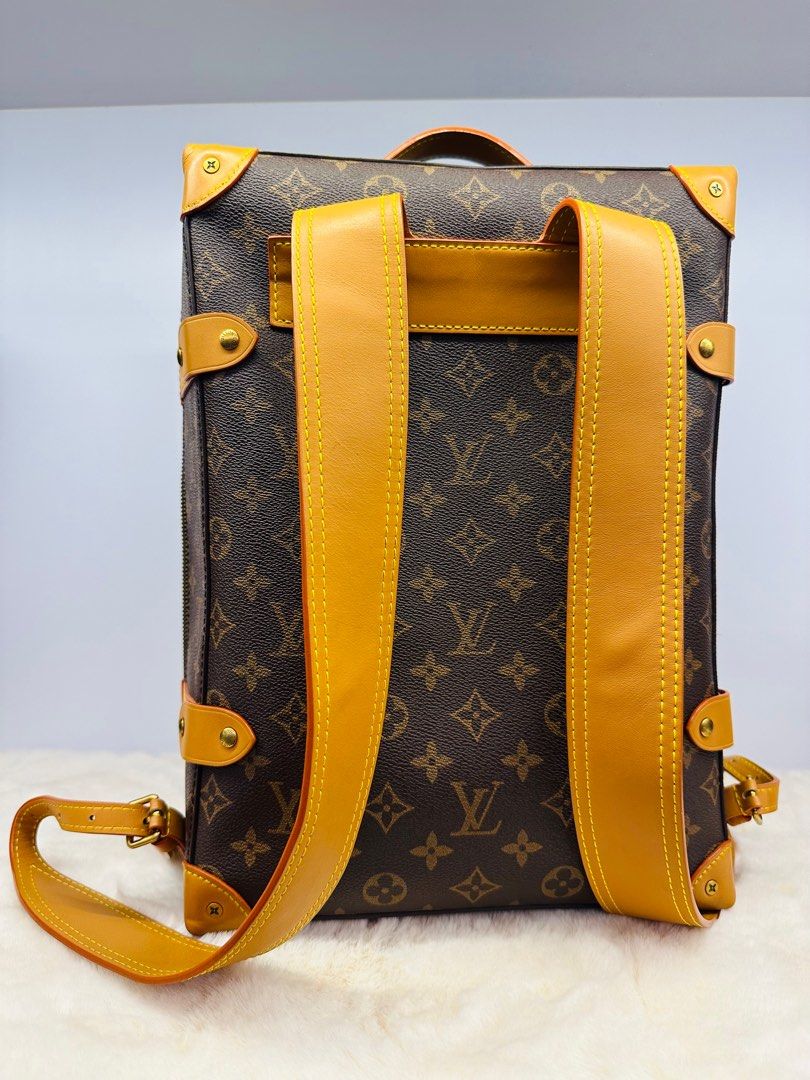 Louis Vuitton Soft Trunk Backpack Monogram Canvas MM For Sale at