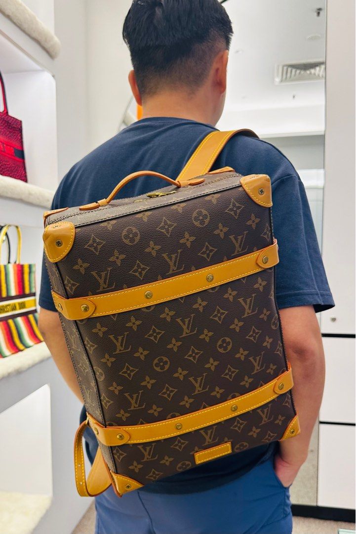 Louis Vuitton Monogram Soft Trunk Backpack MM Truck 29610A, Luxury