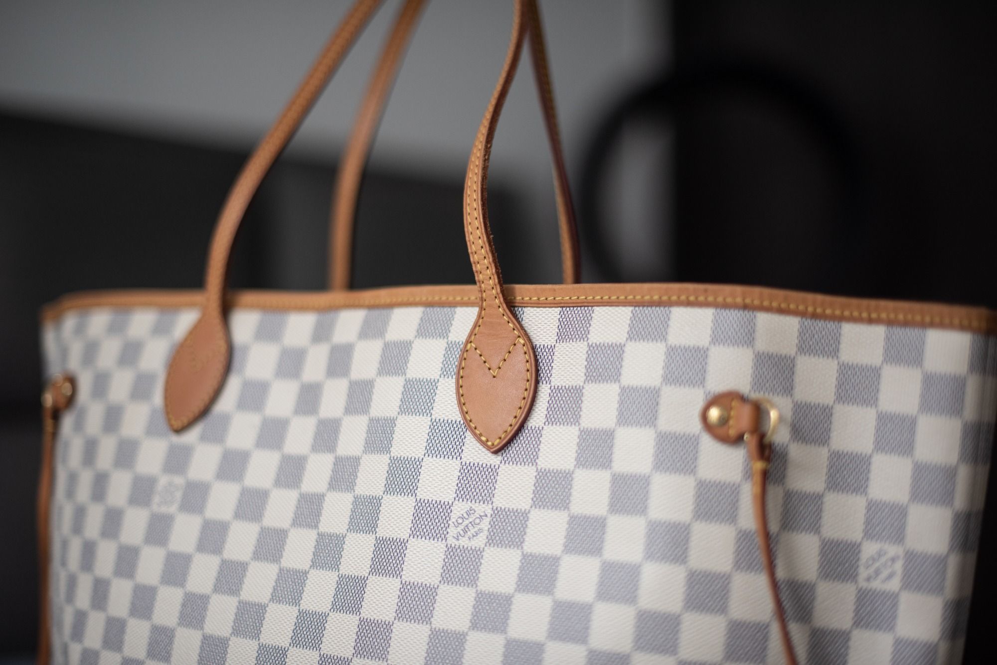 Louis Vuitton Large Monogram Mon Neverfull GM Tote with Stripe