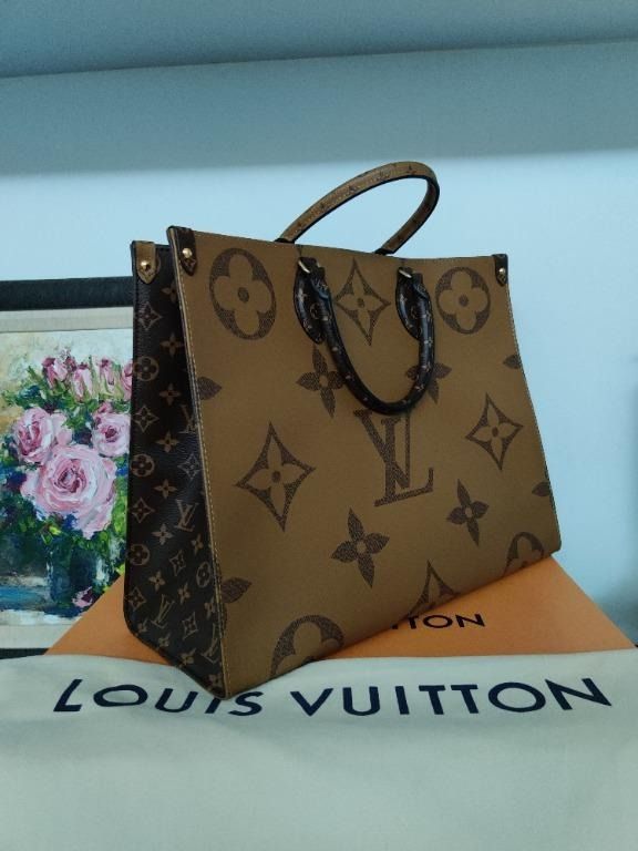 Louis Vuitton Tote Onthego Giant Monogram Reverse LV On The Go