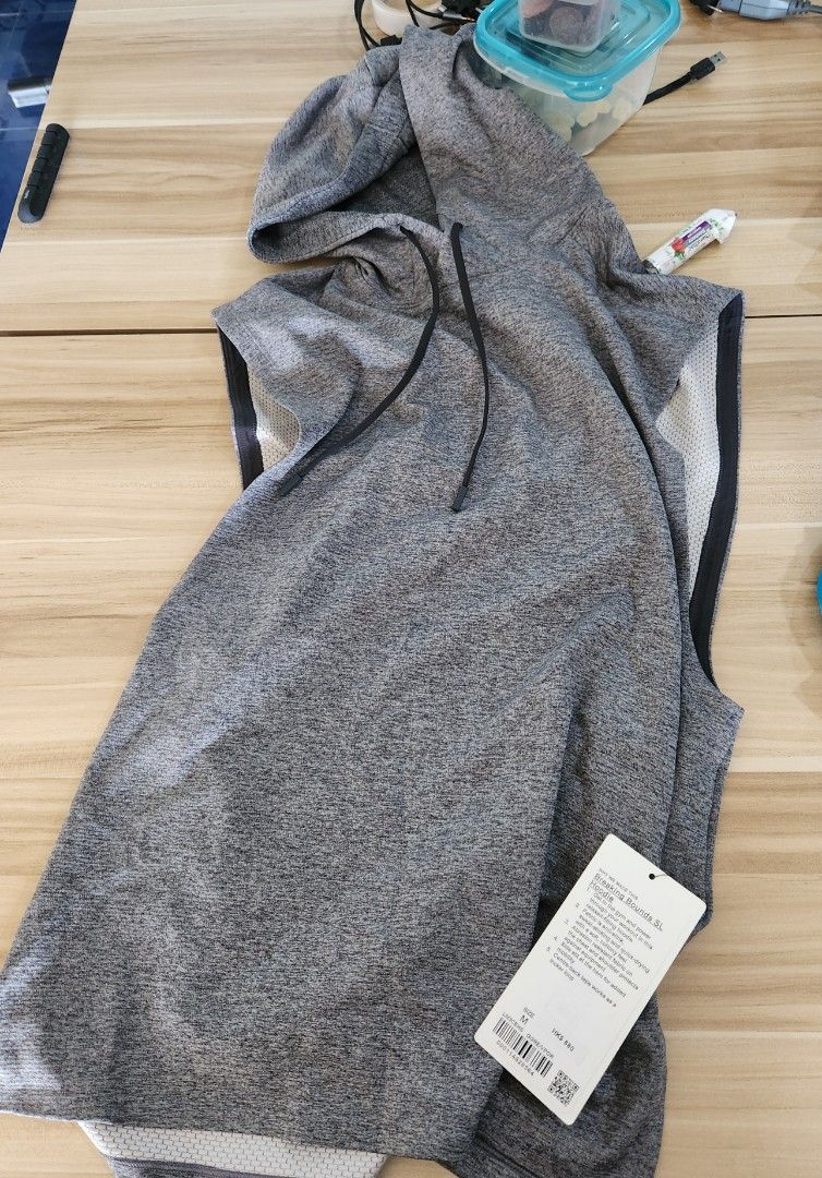 Lululemon Breaking Bounds Sleeveless Hoodie Men s Fashion