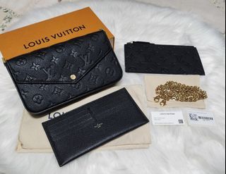LV Felicie Pochette Chain Sling, Women's Fashion, Bags & Wallets, Purses &  Pouches on Carousell