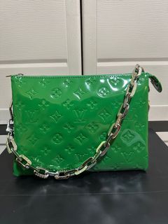 Louis Vuitton Coussin BB Emeraude Green Monogram Chain Shoulder Crossbody  Bag