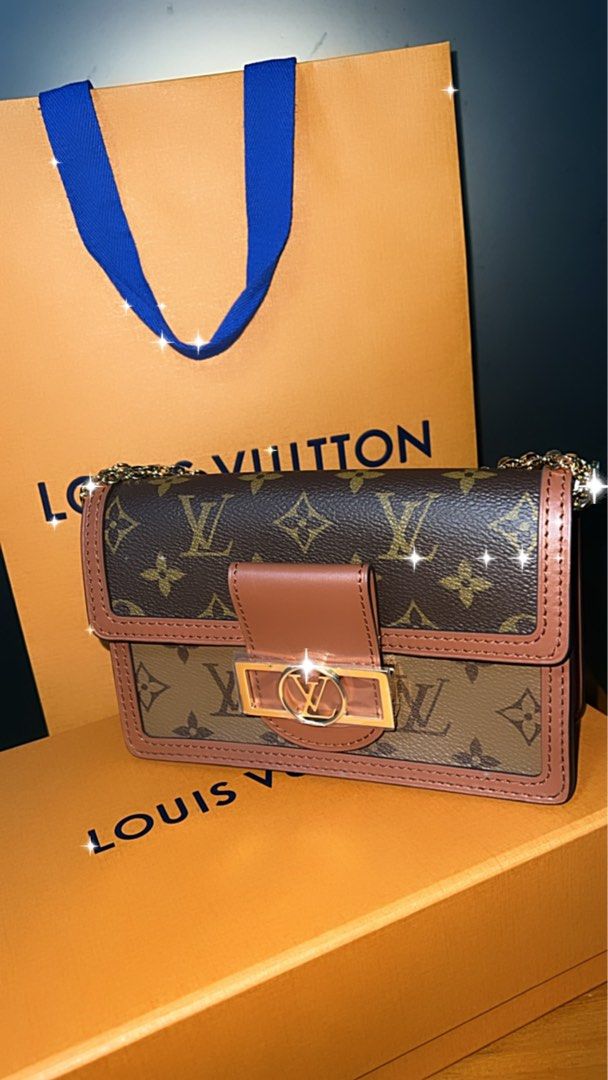 Louis Vuitton MONOGRAM 2021-22FW Dauphine chain wallet (M68746)