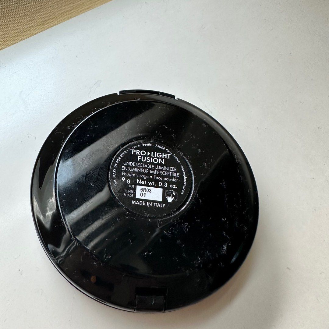 Make Up Forever Pro Light Fusion Undetectable Luminizer (Category: Makeup) located in Pasig City. Submitted by letsygread9 (Listing ID 1249111822, Image 3). Description: Payment must be made before pick up is booked. No COD Payment is only through BPI, BDO or GCash .