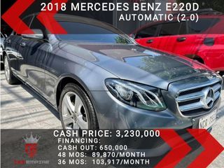 Mercedes-Benz E220D 2018 2.0 Avantgarde Auto