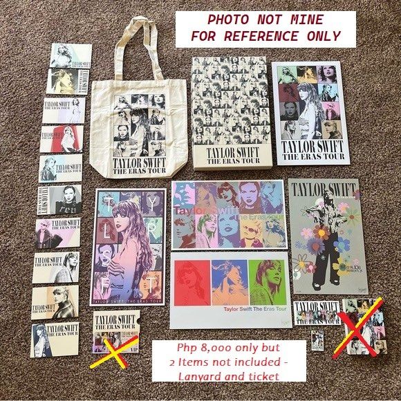 MERCH ONLY Eras Tour SG 1 VIP MERCH Package EXCEPT Lanyard and VIP