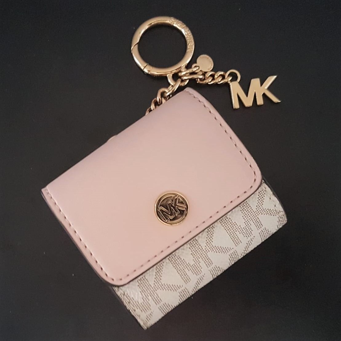 Designer coin clearance pouch keychain