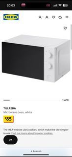 Microwave Oven - IKEA TILLREDA