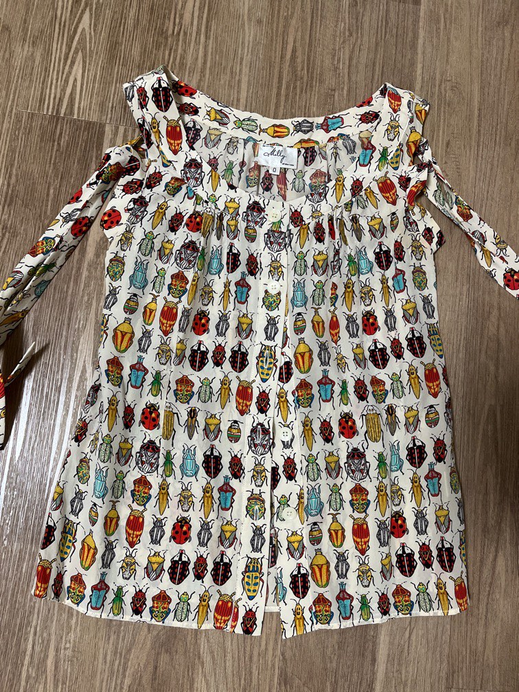 Milly silk top on sale