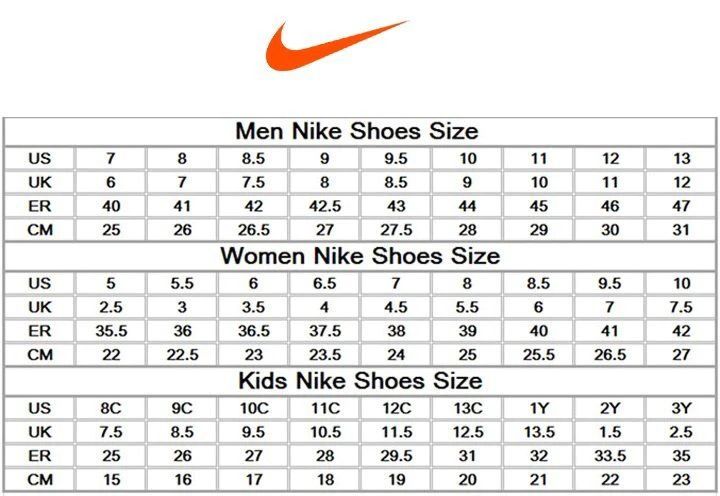 Jordan 1 gs size chart hotsell