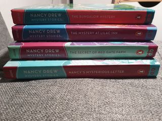 Nancy Drew Mystery Stories (Hardbound Books 3, 4, 6, 8) Sold as Set