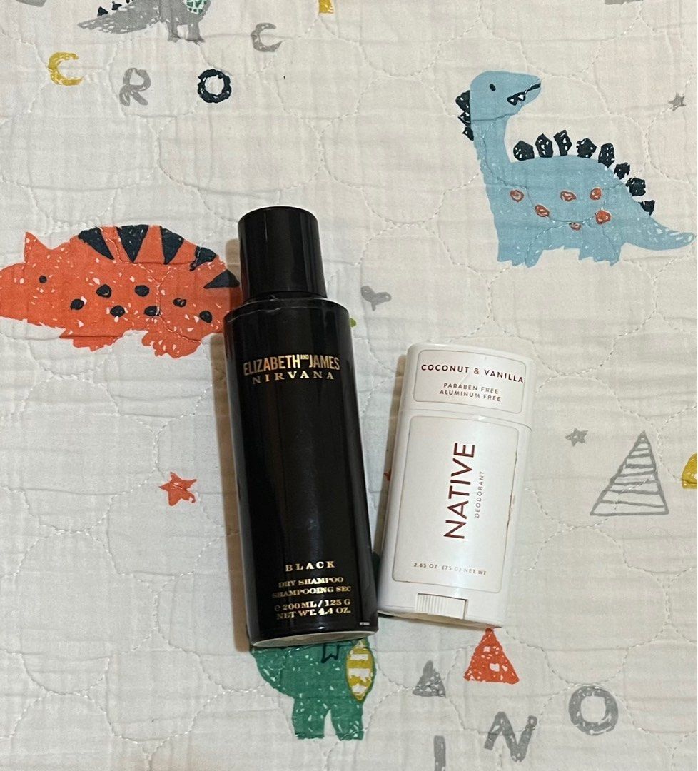 Native Deodorant & Elizabeth and James Nirvana Dry Shampoo, Beauty