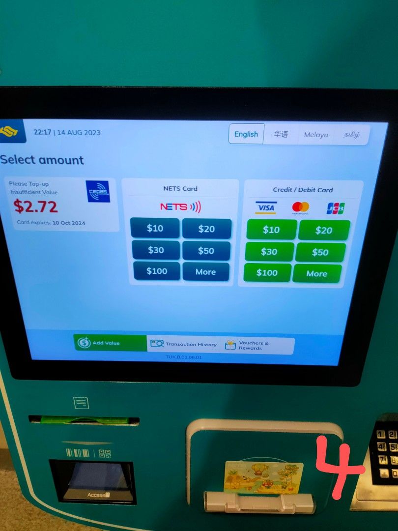 NETS FlashPay & ez link card, Tickets & Vouchers, Store Credits on