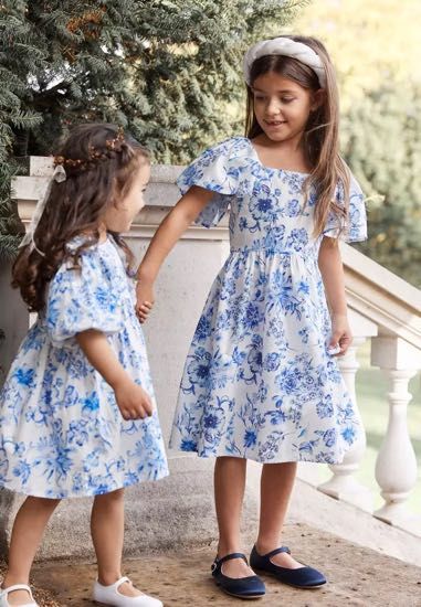 Floral online dress next