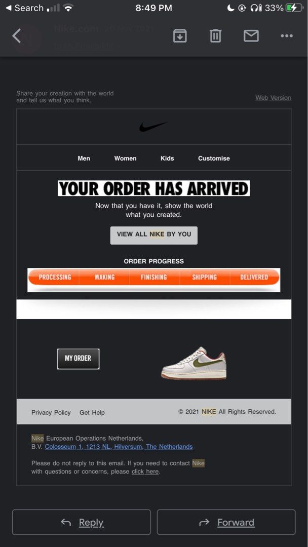 Nike air force 1 on sale promo code
