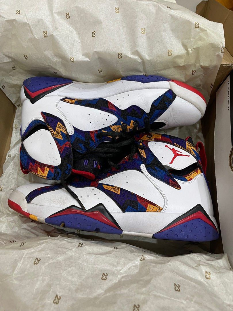 Jordan retro hotsell 7 multicolor
