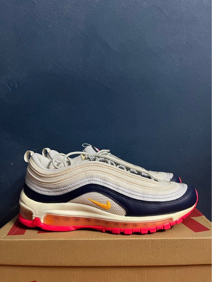 Nike air max 97 on sale platinum orange