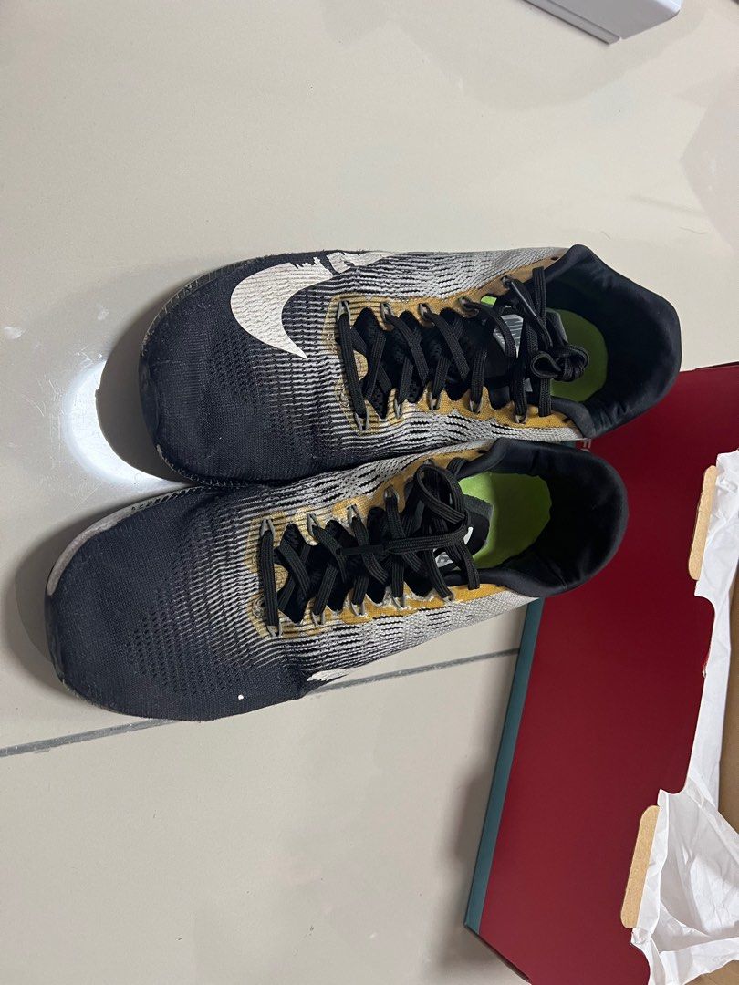 Nike Air Zoom Elite 9 Black White Grey Men s Running