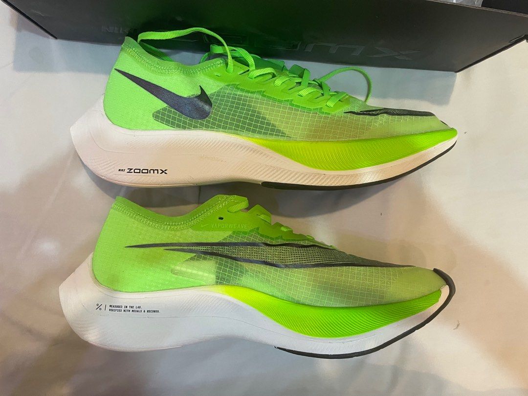 Nike ZoomX Vaporfly Next% US9.5 Eur 43 27.5cm Electric Green/Black