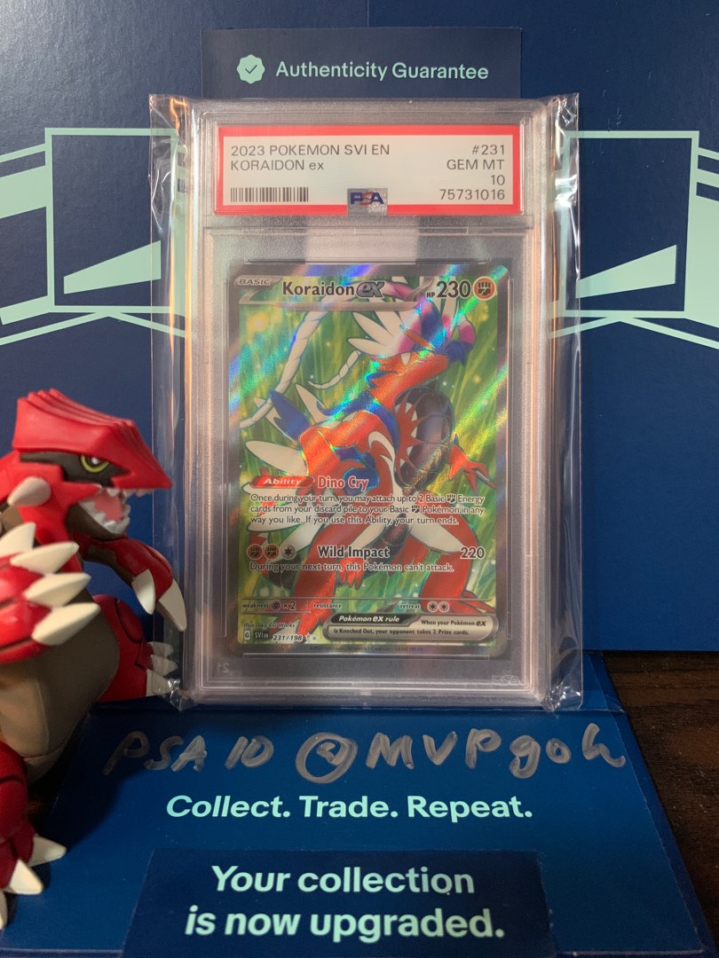 KORAIDON ex 231/198 SCARLET AND VIOLET POKEMON-FULL ART-MINT-IN HAND