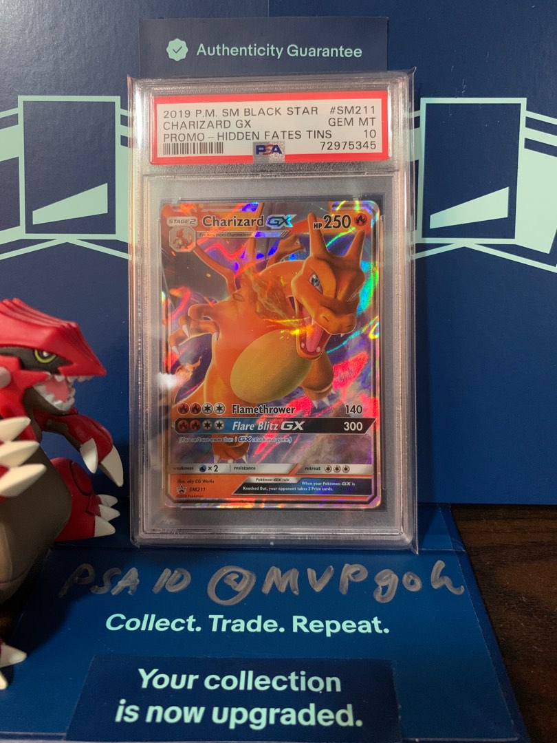  Charizard GX - SM211 - Hidden Fates - Pokemon Black Star Promo  - Ultra Rare Holo : Toys & Games