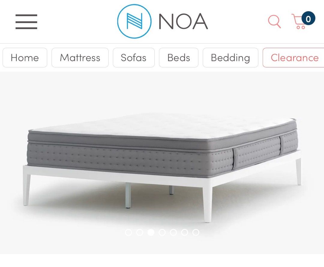 Noa Bedframe Queen, Furniture & Home Living, Furniture, Bed Frames