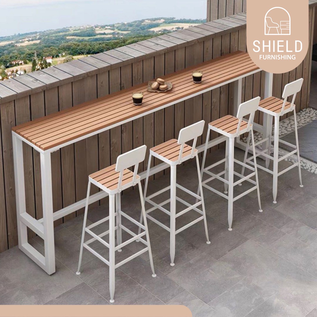 OREVE Modern Outdoor Bar Table & Chairs, Furniture & Home Living, Furniture, Tables & Sets on ...