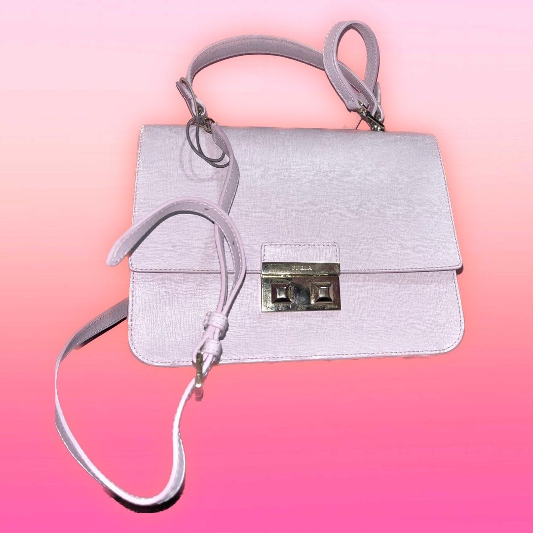 Original Furla from Italy (Category: Luxury Bags & Wallets) located in Manila. Submitted by yourstruly_mikay (Listing ID 1248775443, Image 1). Description: original Furla from Italy Furla Bella Mini leather top handle no flaws 💯 original payment first po sf care of buyer.