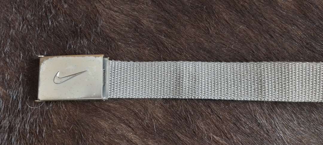 Original NIKE changeable belt strap (Olive Drape/White), Men's Fashion ...