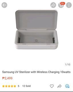 Original Samsung UV Sterilizer and Wireless Charger
