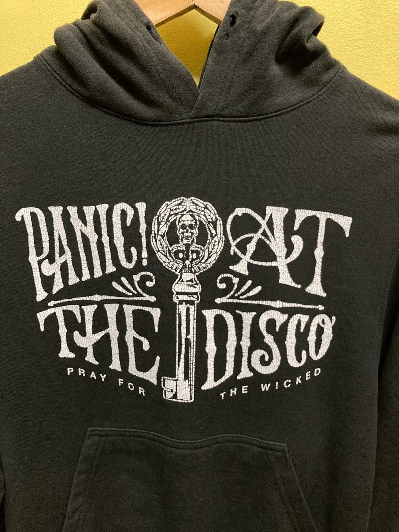 Panic at the clearance disco pullover hoodie