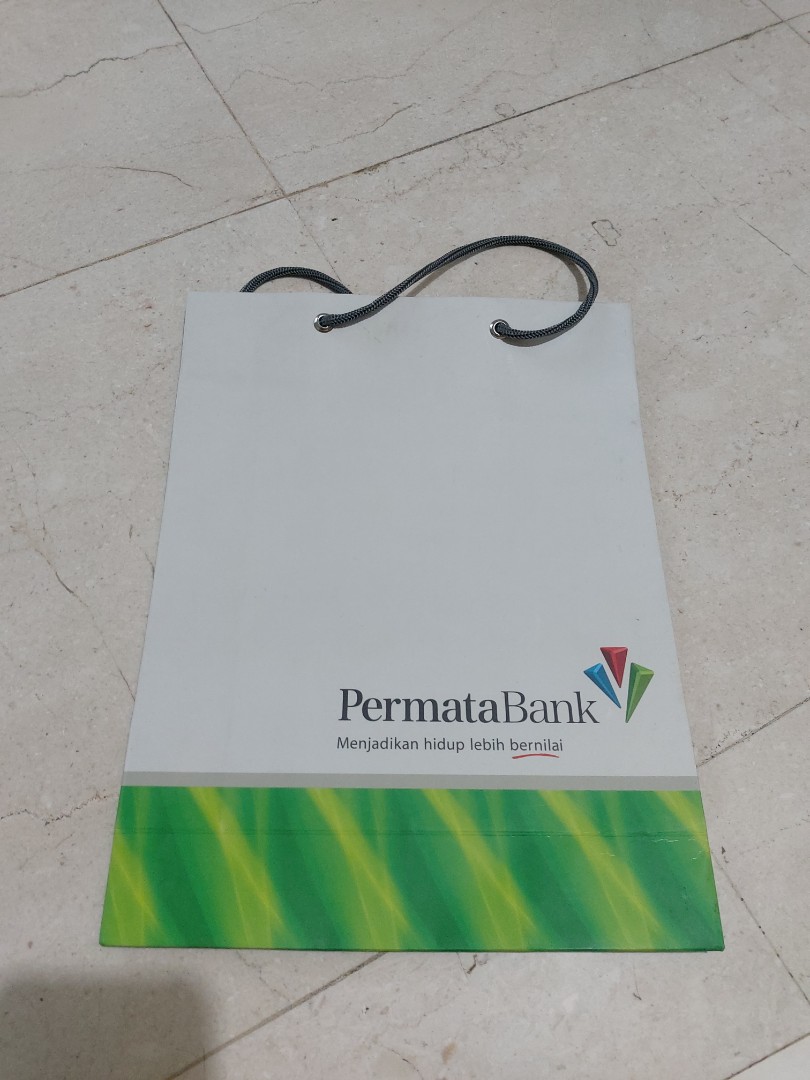 Paper bag bank Permata/25×33×9 on Carousell