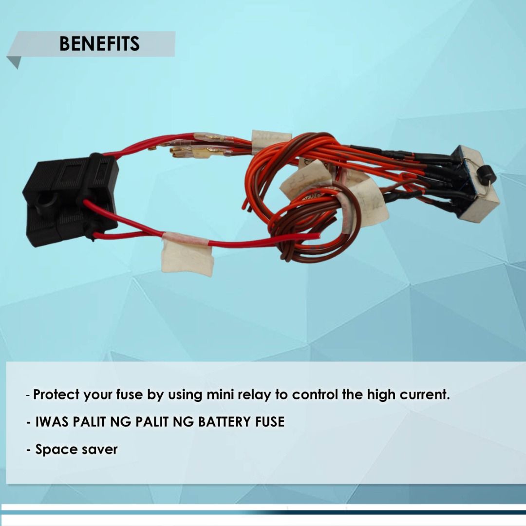 PASSING LIGHT MDL HIGH LOW with HORN 3RELAY WIRING SETUP, MINI RELAY 5