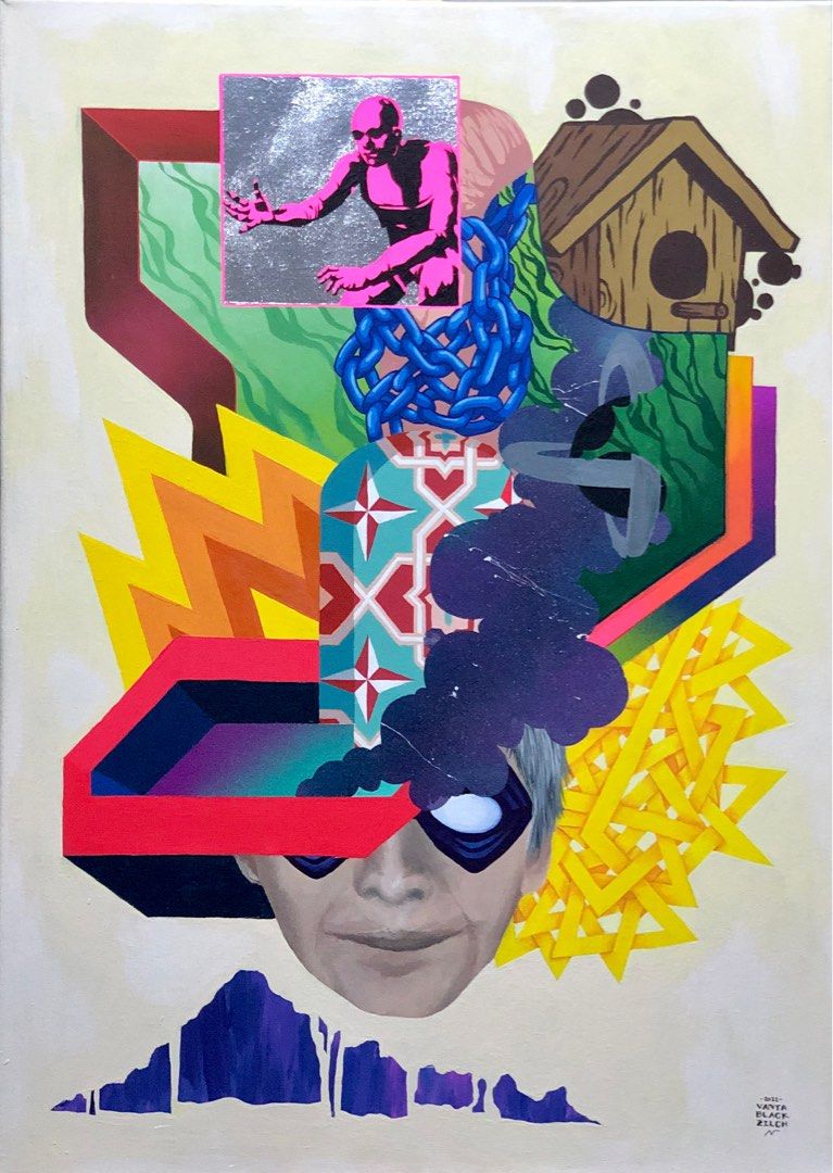 POP ART / ABSTRACT PAINTING, Hobbies & Toys, Stationary & Craft, Art