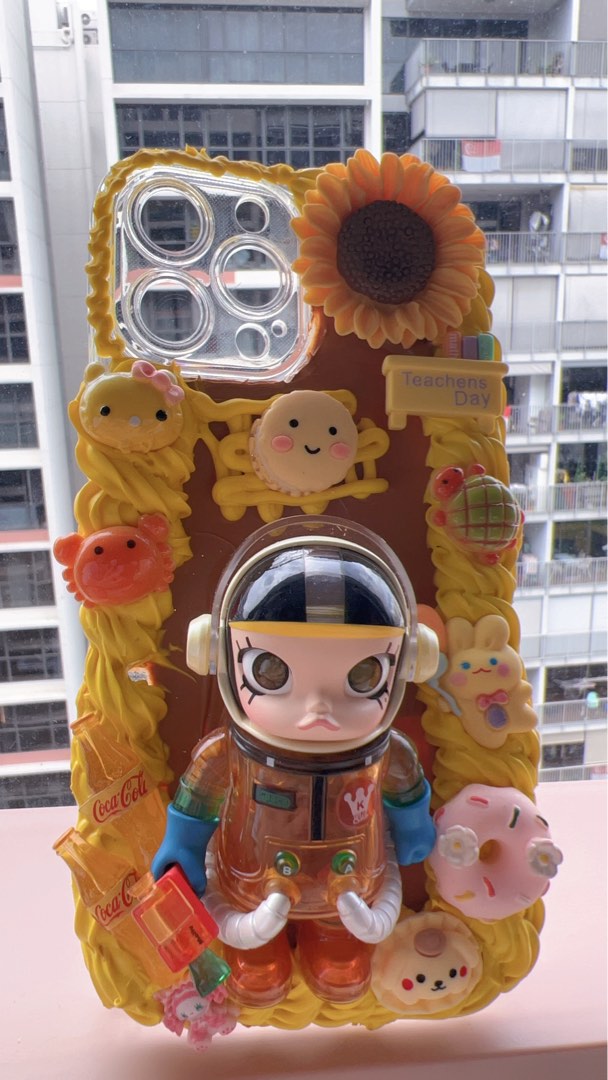 Popmart Hirono Space Molly phone case, Mobile Phones & Gadgets, Mobile