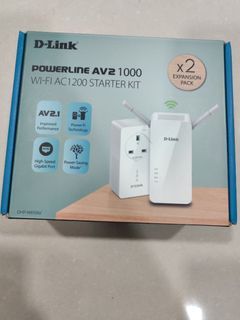 PowerLine AV2 1000 Wi-Fi AC1200 Starter Kit
DHP-W611AV